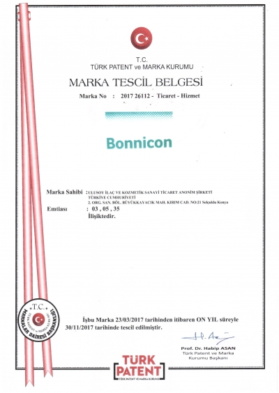 Bonnicon Marka Tescil